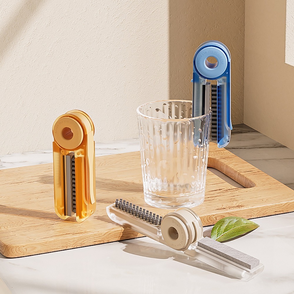 可旋轉四合一清潔杯刷【顏色隨機】SIN6286 杯刷 奶瓶刷 保溫杯刷 瓶蓋刷 瓶口刷 杯口縫隙清潔刷-細節圖7