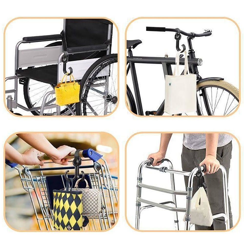 多功能萬用雙掛勾 SIN9280 掛勾 嬰兒車掛勾 魔鬼氈掛勾-細節圖6