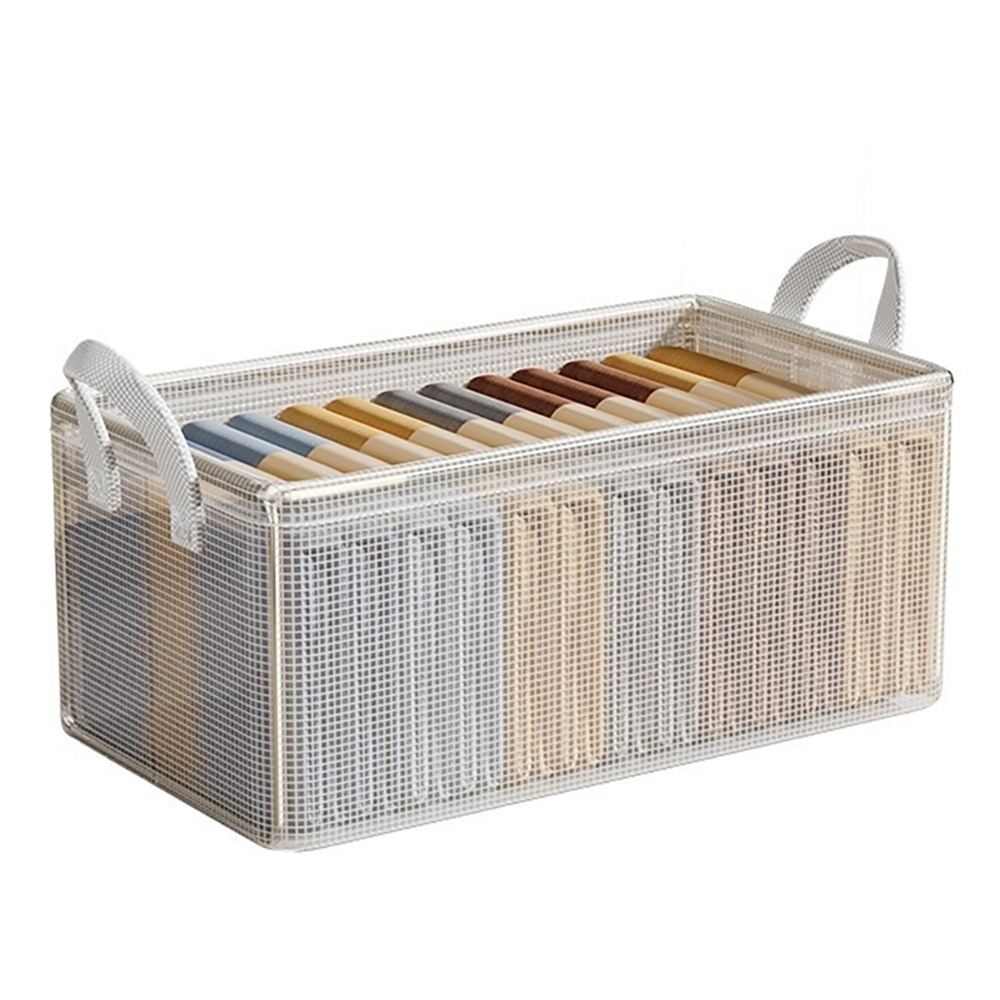 PVC透明手提收納箱 SIN8814 收納箱 衣物收納 櫥櫃收納-細節圖2