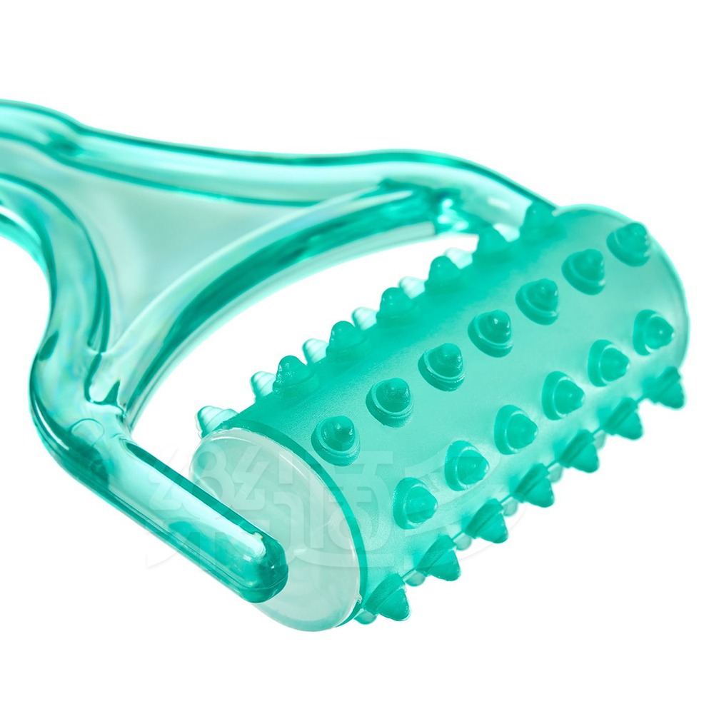 硅膠按摩滾輪【顏色隨機】SIN8611 按摩滾輪 紓壓 放鬆 運動按摩 按摩器 臀腿按摩-細節圖6