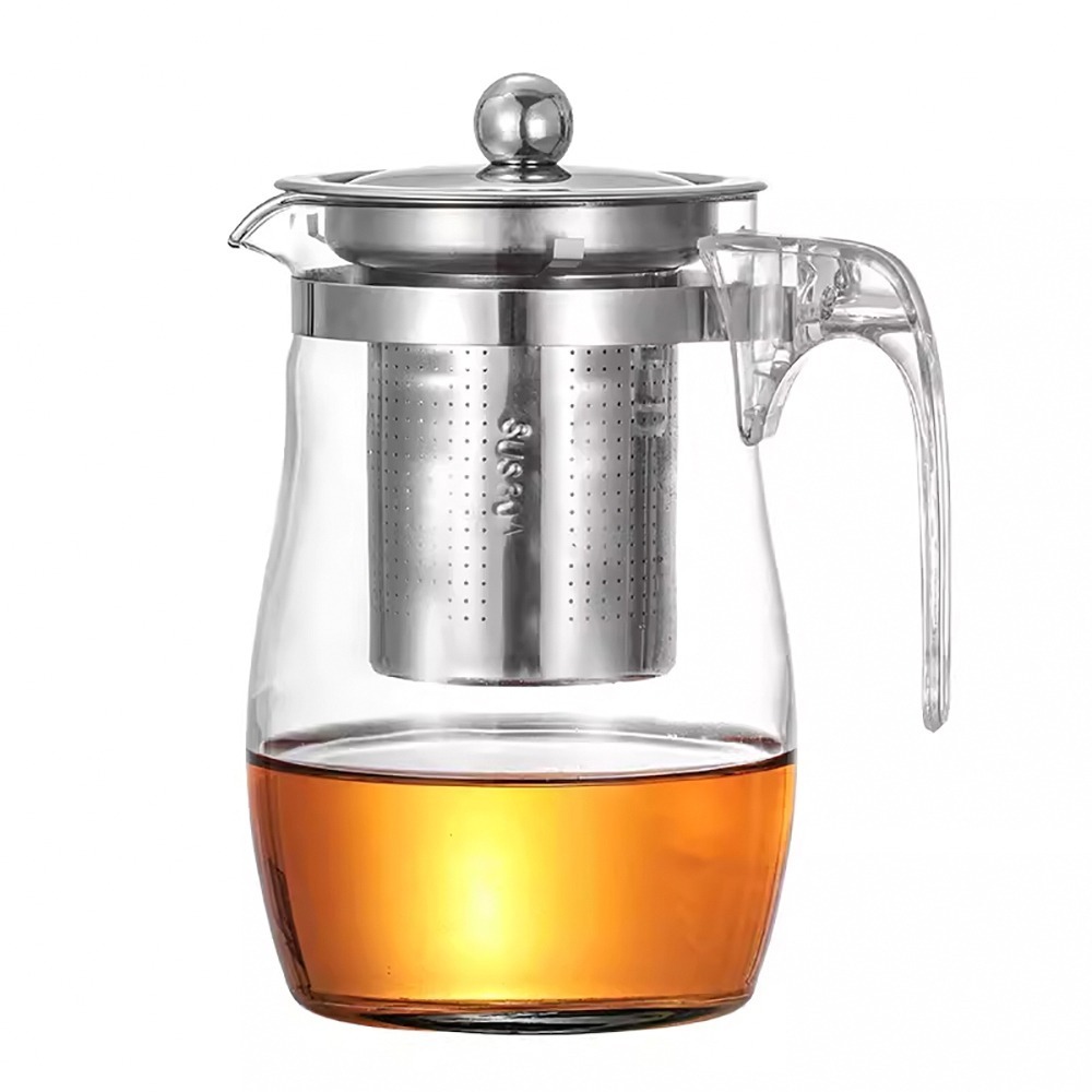 泡茶壼自帶304茶漏 SIN8141 茶壺 泡茶壺 玻璃壺 花茶壺-細節圖2