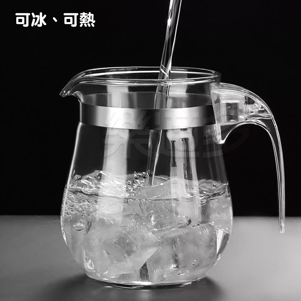 泡茶壼自帶304茶漏 SIN8141 茶壺 泡茶壺 玻璃壺 花茶壺-細節圖7