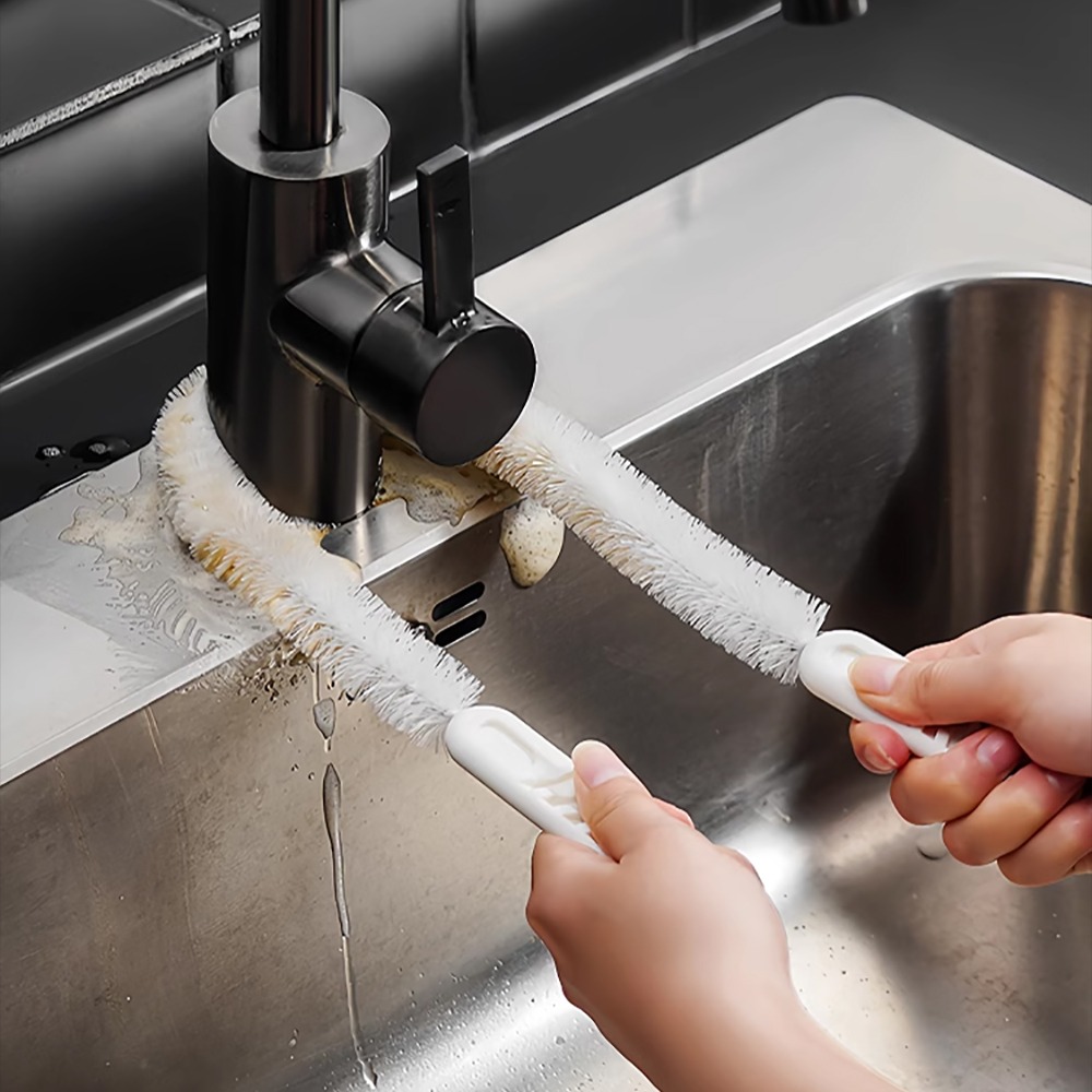 【三件組】水槽清潔刷 SIN6620 水槽清潔刷 縫隙刷 疏通刷 排水孔刷 浴室清潔 廚房清潔-細節圖5