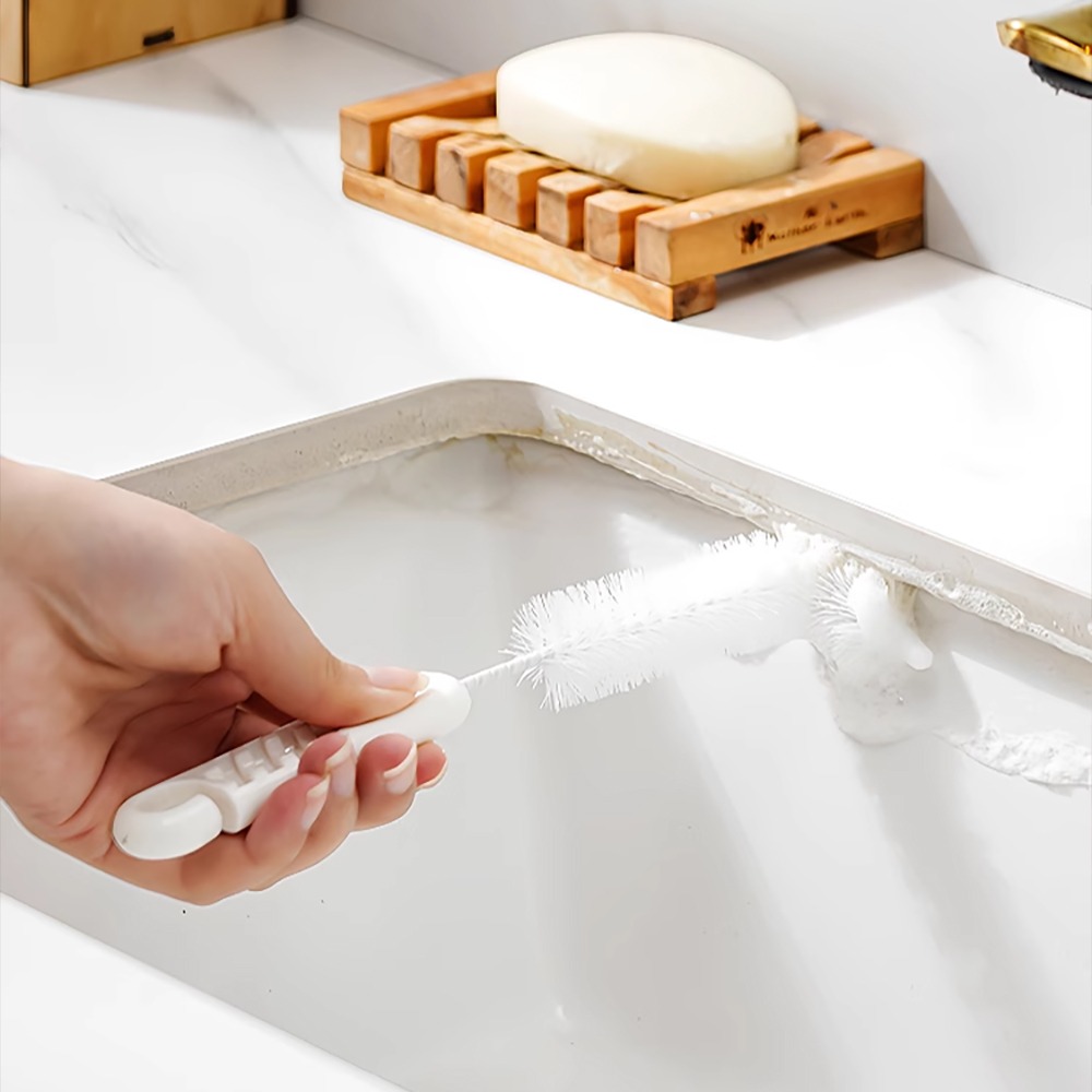 【三件組】水槽清潔刷 SIN6620 水槽清潔刷 縫隙刷 疏通刷 排水孔刷 浴室清潔 廚房清潔-細節圖6