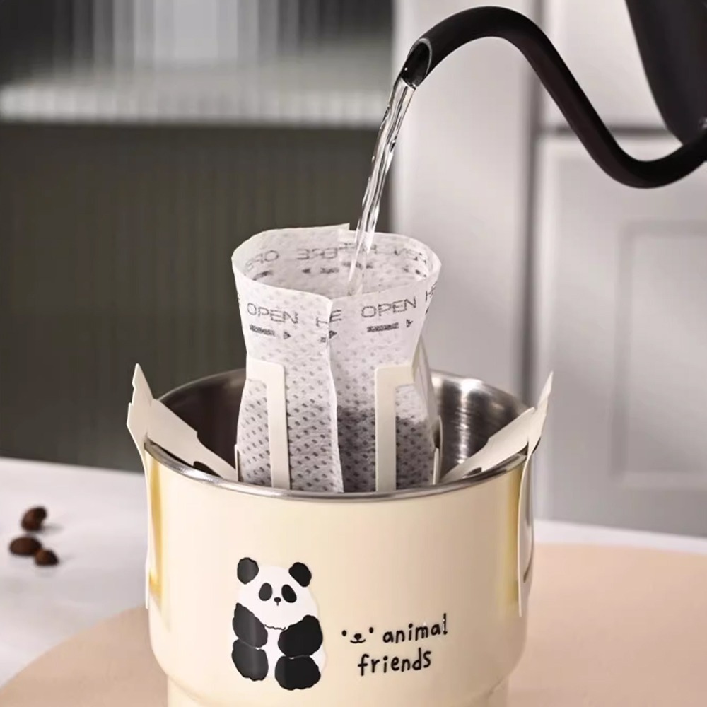 熊貓鱷魚304不鏽鋼隨行咖啡杯450ml SIN8150 咖啡杯 水杯 隨手杯 不鏽鋼杯-細節圖8