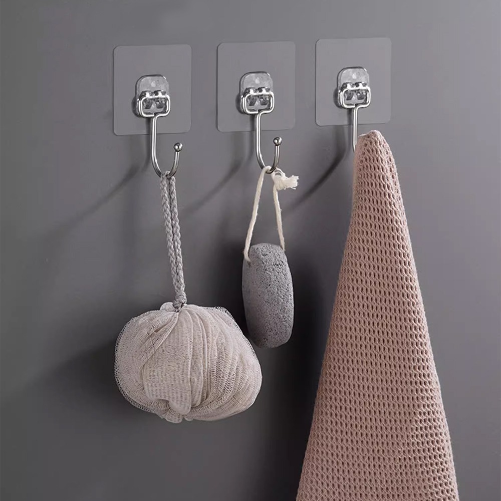 壁貼掛勾10入/組 SIN9215 掛勾 無痕掛勾 衣架 居家收納 收納架-細節圖5