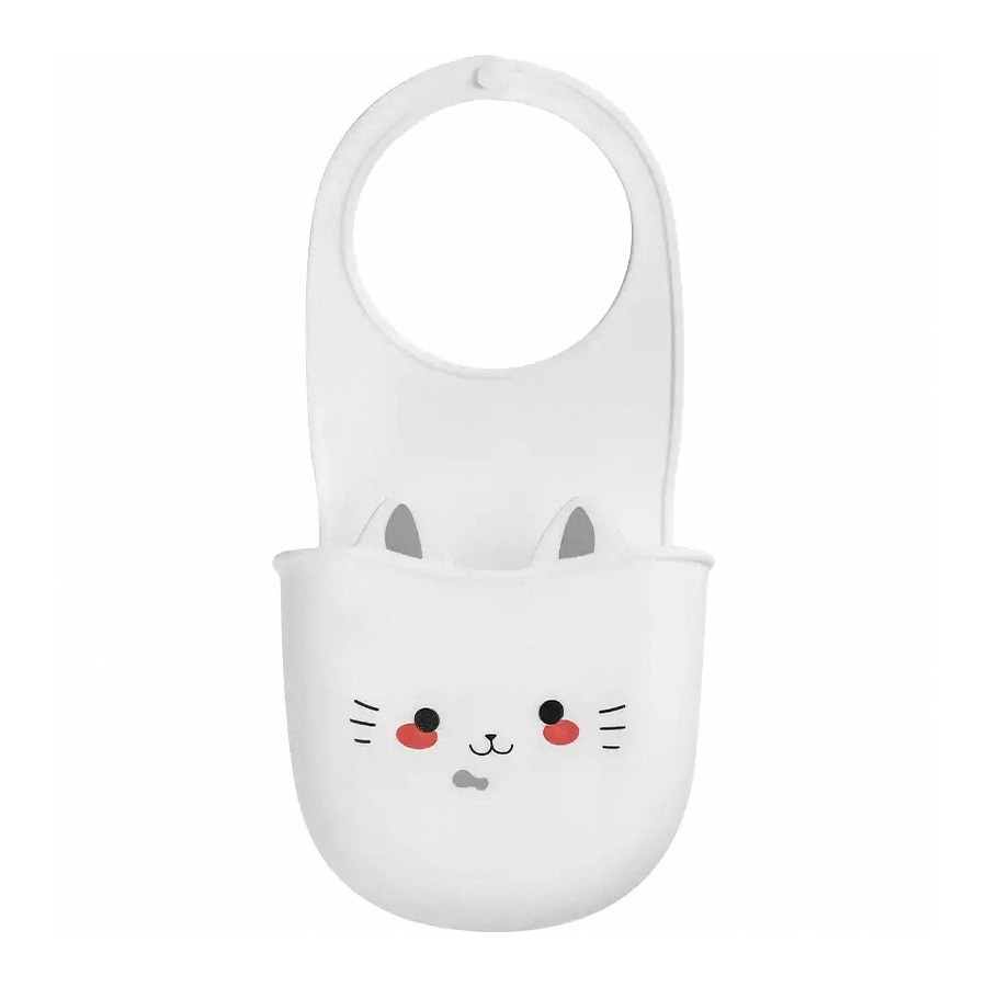 貓咪水槽海綿瀝水掛籃 SIN6227 海綿收納 清潔刷收納 水龍頭掛袋 瀝水收納袋 廚房收納 水槽清潔-細節圖2