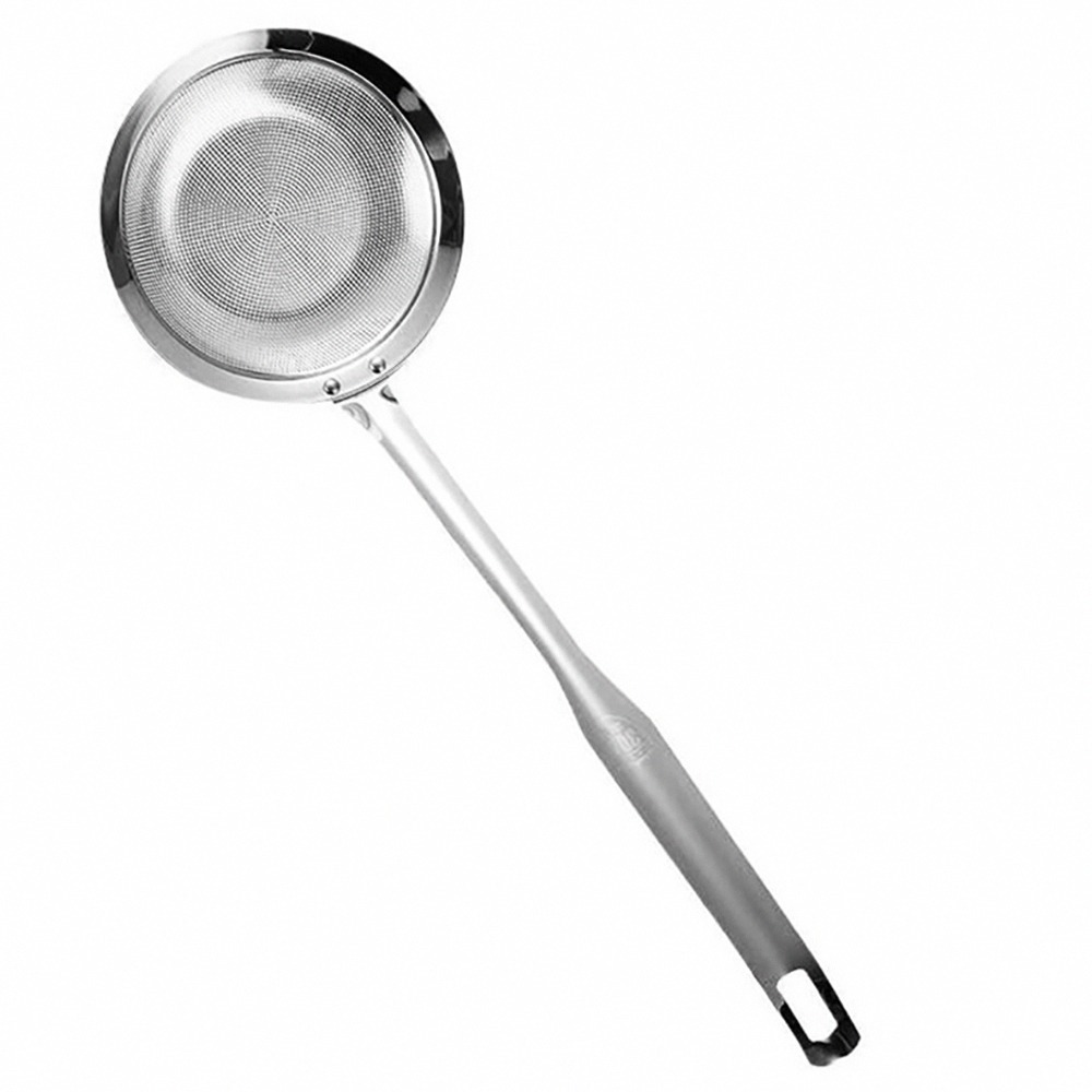 加寬304不鏽鋼火鍋濾勺 SIN6645 濾油 撈浮沫 浮沫勺 濾勺 浮沫撈勺-細節圖2