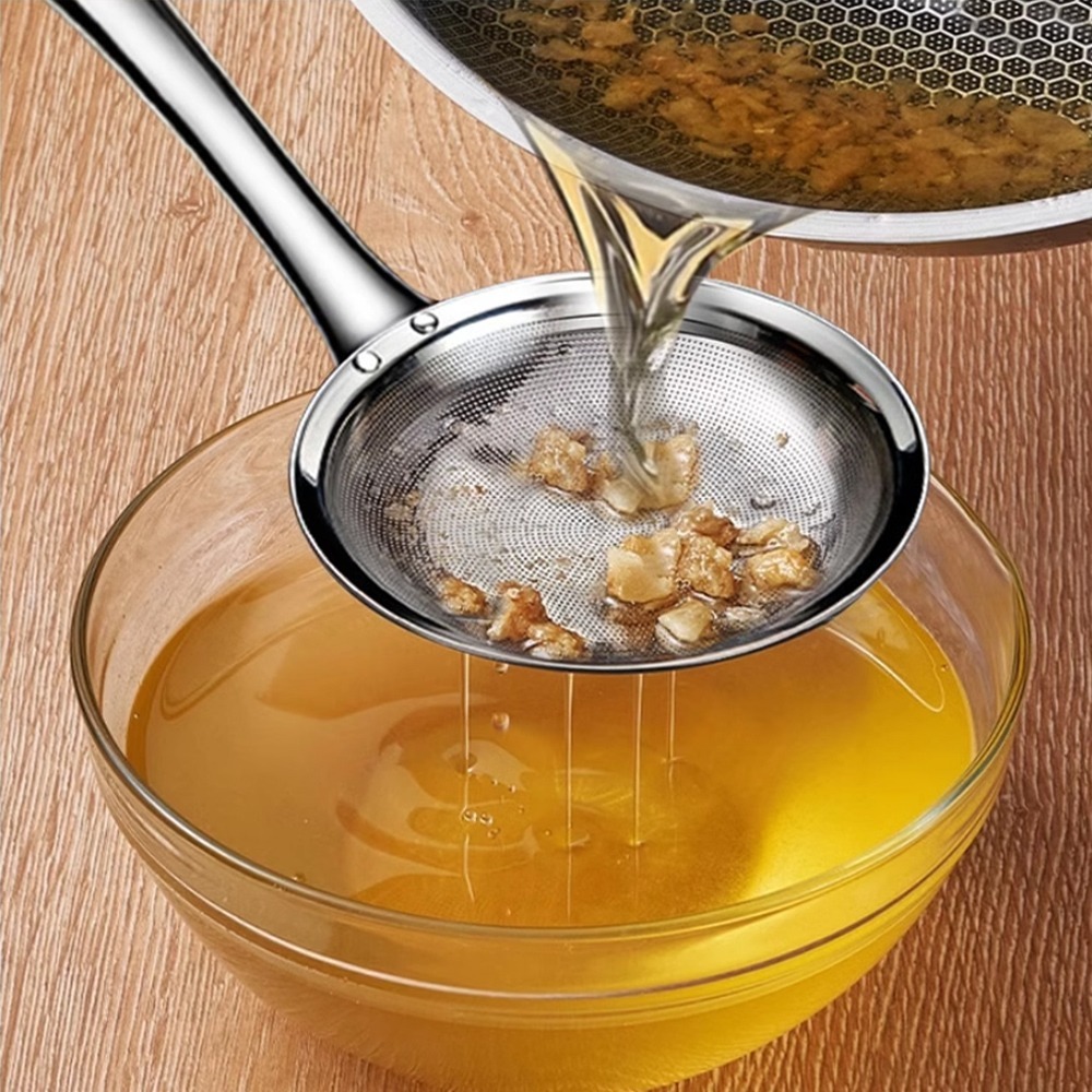 加寬304不鏽鋼火鍋濾勺 SIN6645 濾油 撈浮沫 浮沫勺 濾勺 浮沫撈勺-細節圖7