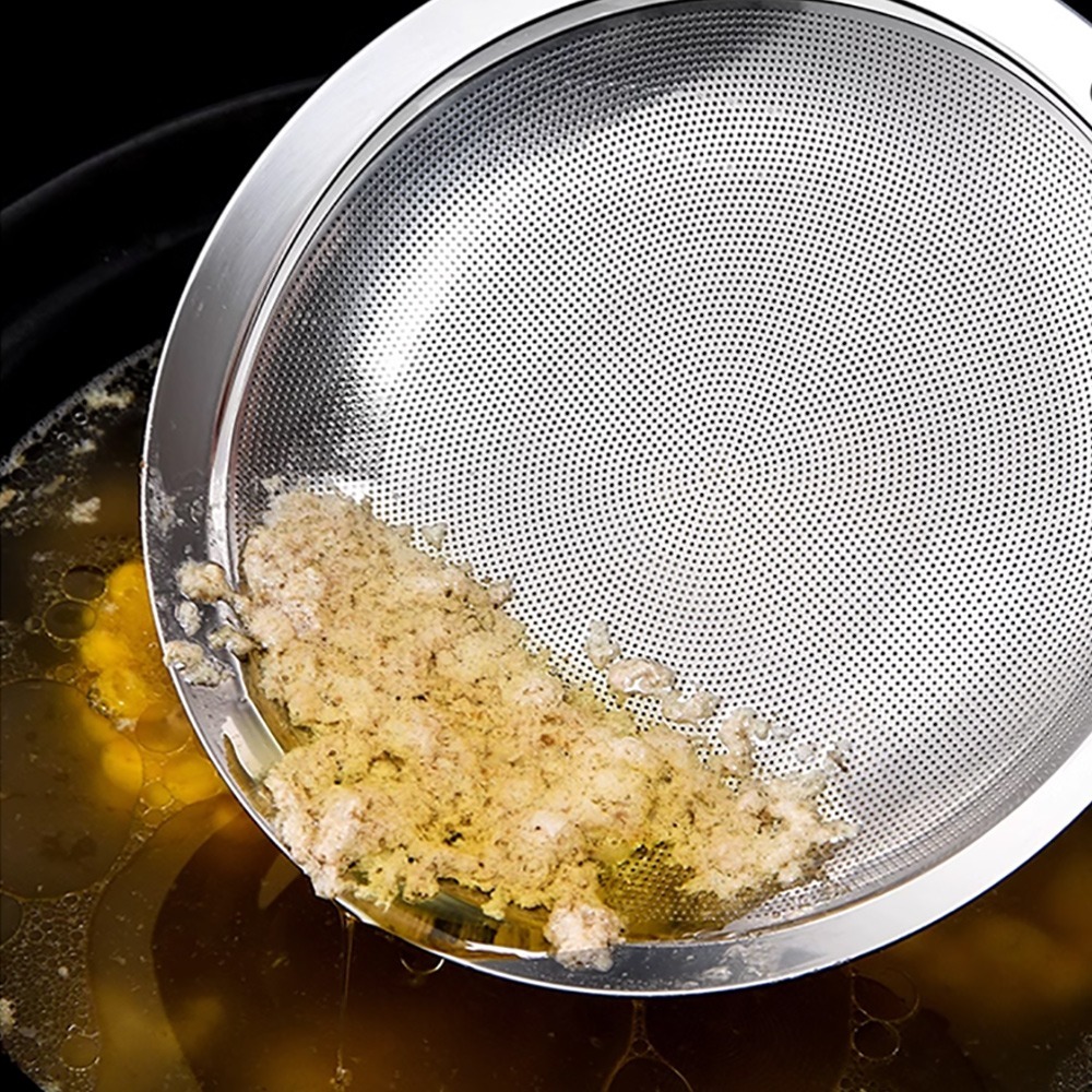 加寬304不鏽鋼火鍋濾勺 SIN6645 濾油 撈浮沫 浮沫勺 濾勺 浮沫撈勺-細節圖10