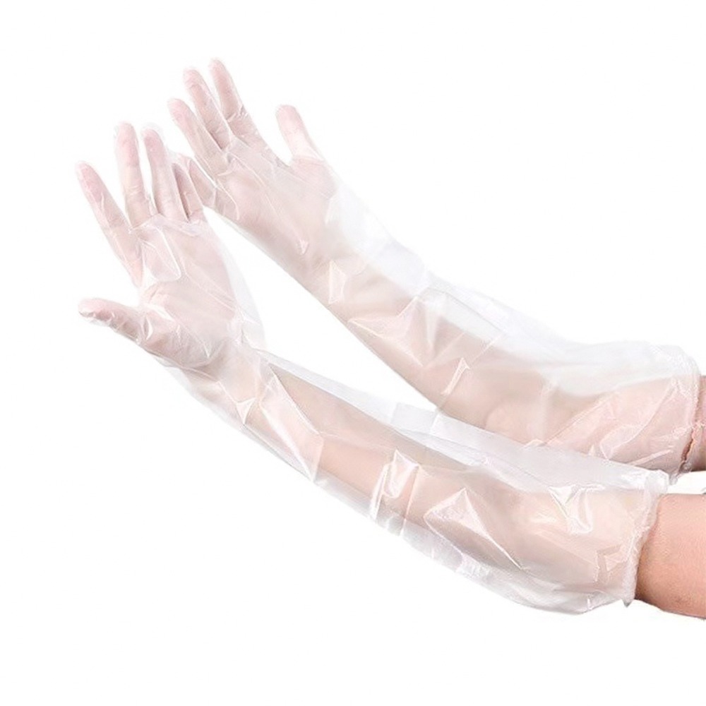 CPE一次性加長手套10只入(5雙) SIN6210 手扒雞手套 料理手套 園藝手套 家事手套 清潔手套-細節圖2