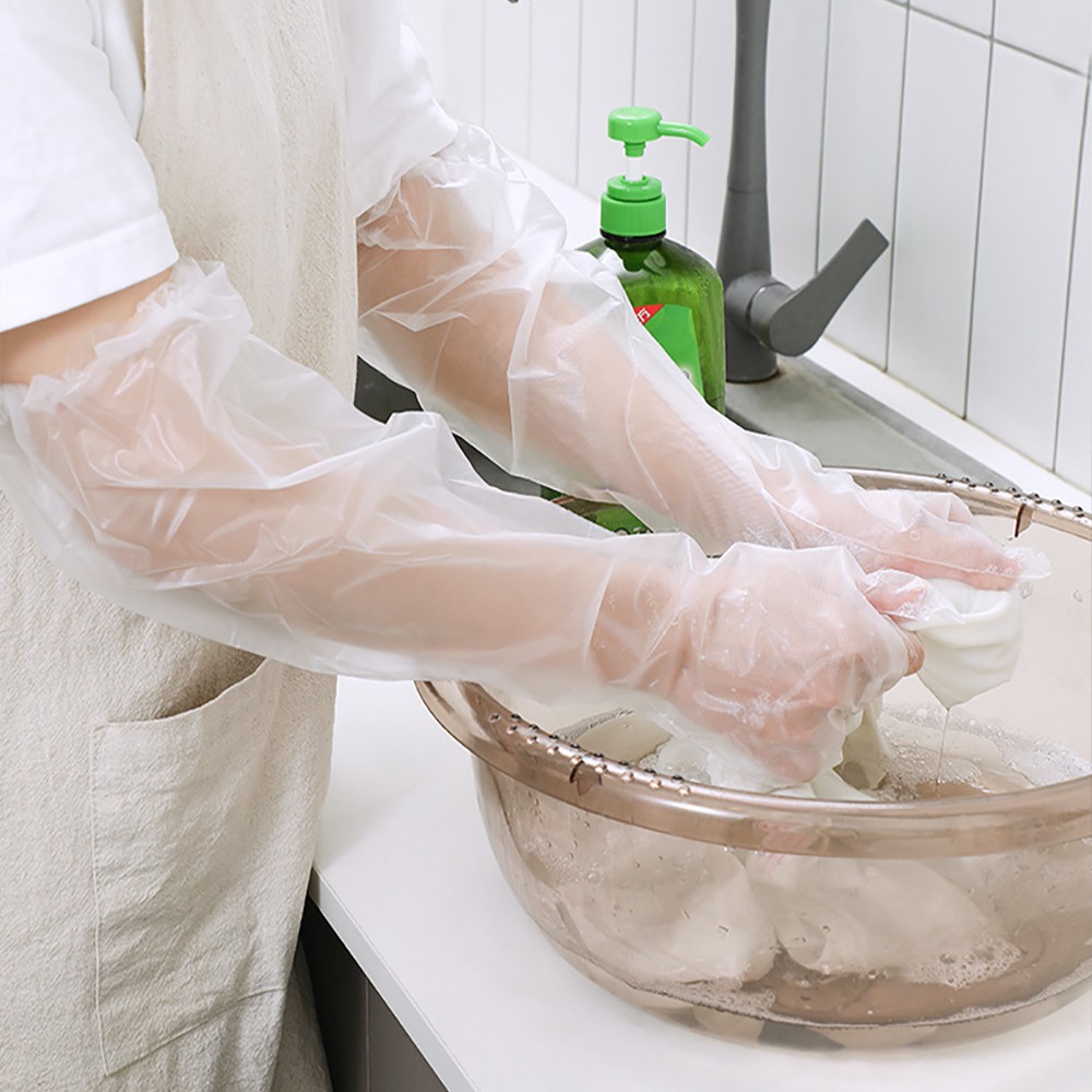 CPE一次性加長手套10只入(5雙) SIN6210 手扒雞手套 料理手套 園藝手套 家事手套 清潔手套-細節圖5