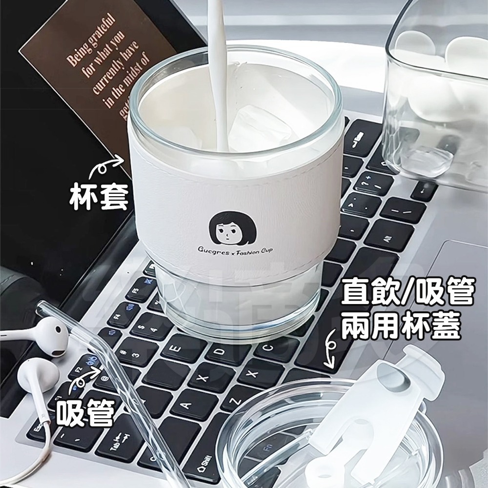 【水杯】阿妙阿瓜耐熱玻璃杯 19129 玻璃杯 水杯-細節圖4