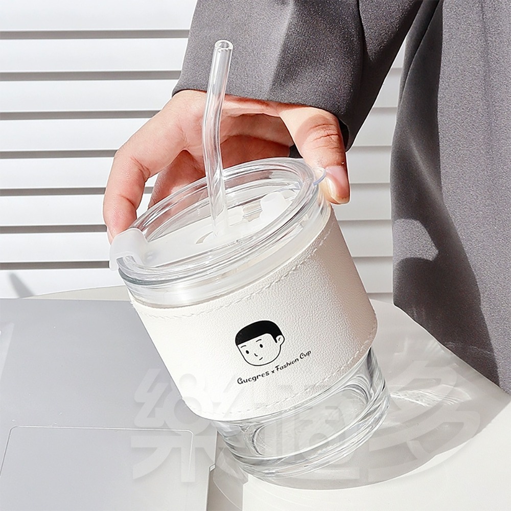 【水杯】阿妙阿瓜耐熱玻璃杯 19129 玻璃杯 水杯-細節圖5