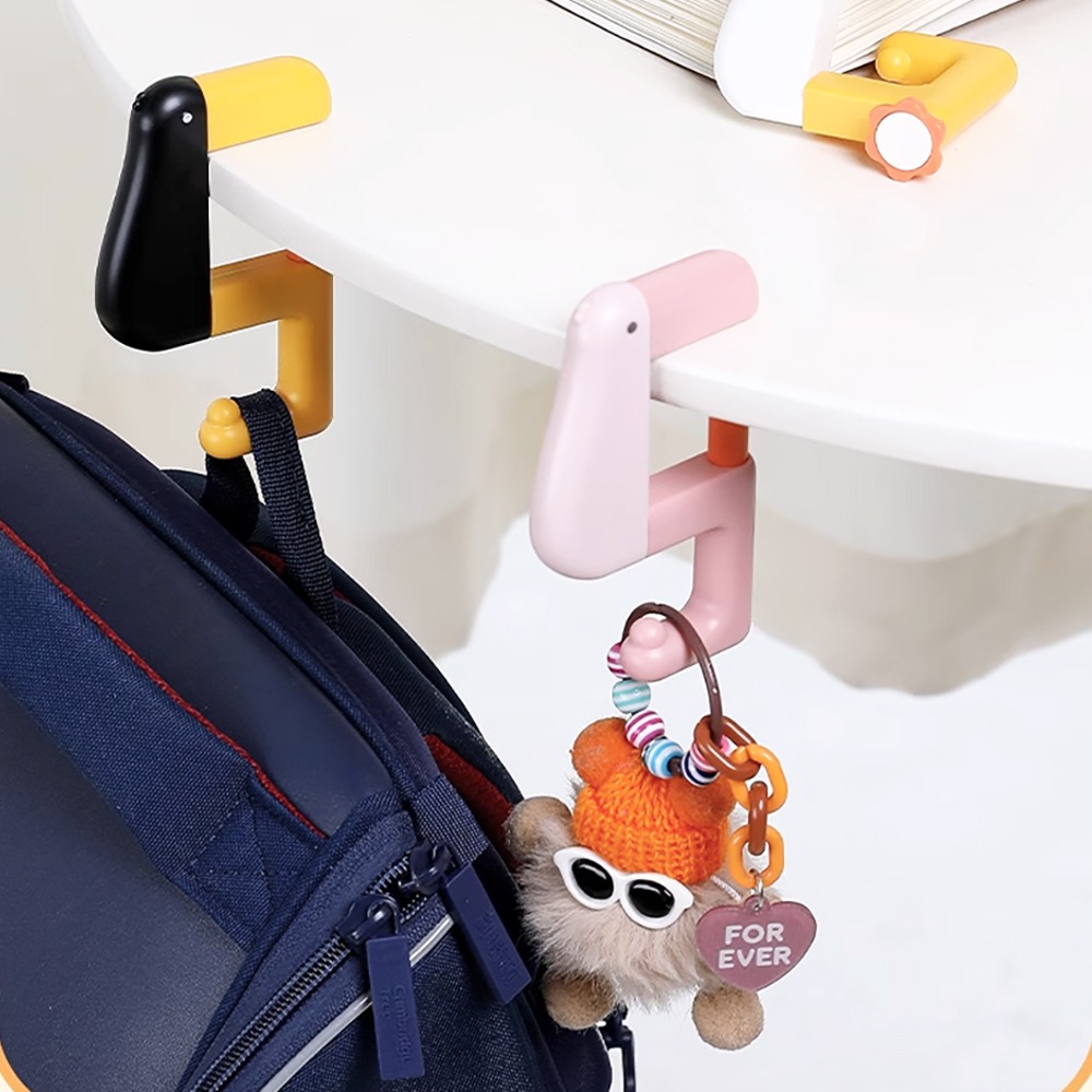 思考鴨背包書包折疊掛勾 4079 桌邊掛勾 包包掛勾 櫥櫃掛勾 掛勾-細節圖5