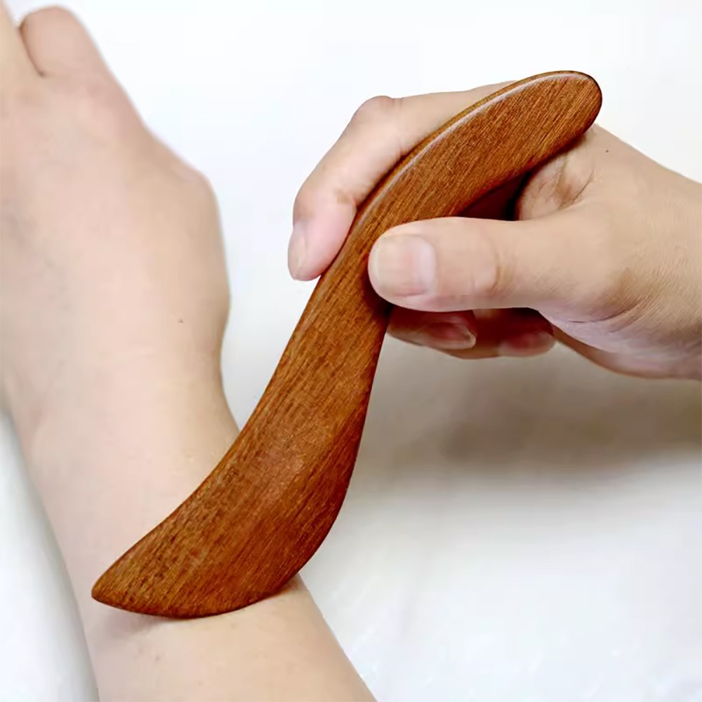 木質S型刮痧板 SIN8651 刮痧板 按摩 紓壓 刮痧板-細節圖4