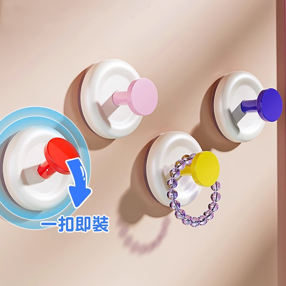 糖果色吸盤掛勾 SIN9214 掛勾 吸盤掛勾 門把 馬桶掀蓋-細節圖4
