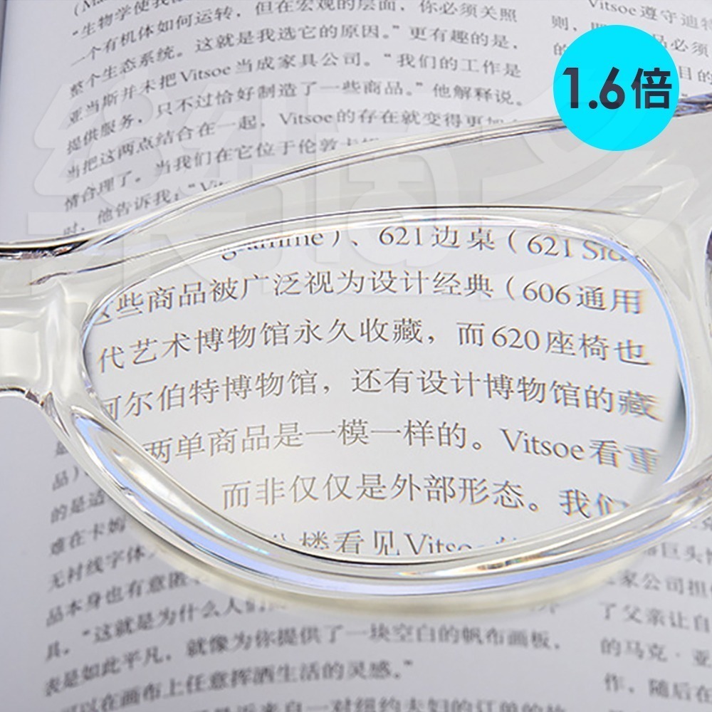 全透明1.6倍放大套鏡 SJ6560 放大眼鏡 放大鏡-細節圖6