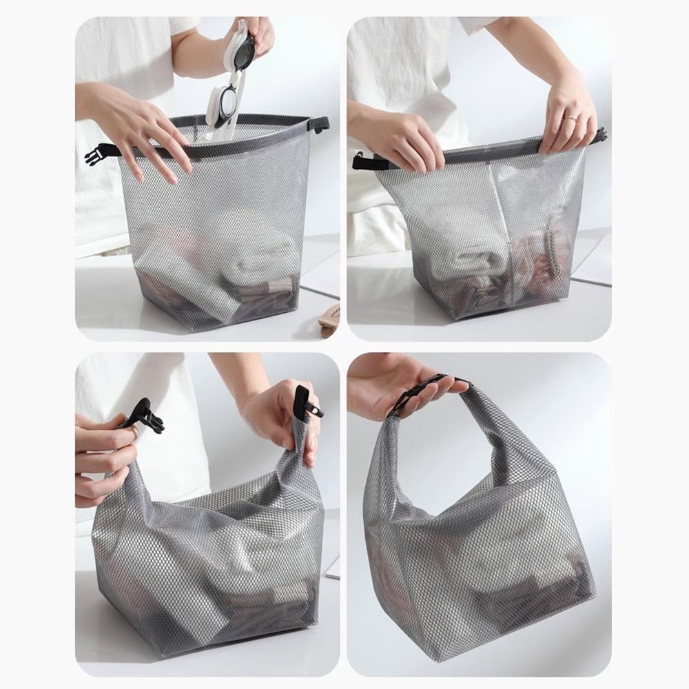 防水手提化妝包 4080 化妝包 游泳包 盥洗包 洗漱包 手提袋 手提包-細節圖10