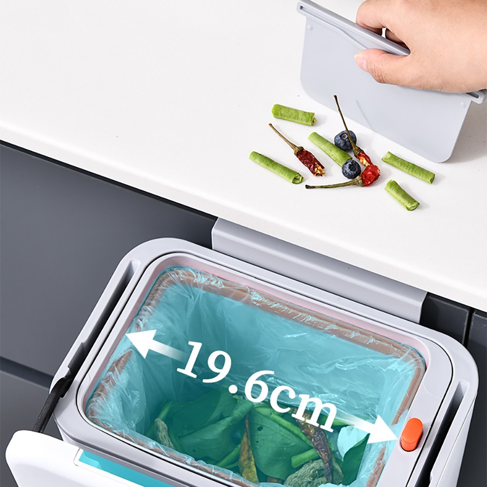 自動收口滑蓋懸浮垃圾桶 Y4805 垃圾桶 廚房垃圾桶 廚餘桶 家用垃圾桶 懸浮垃圾桶-細節圖10