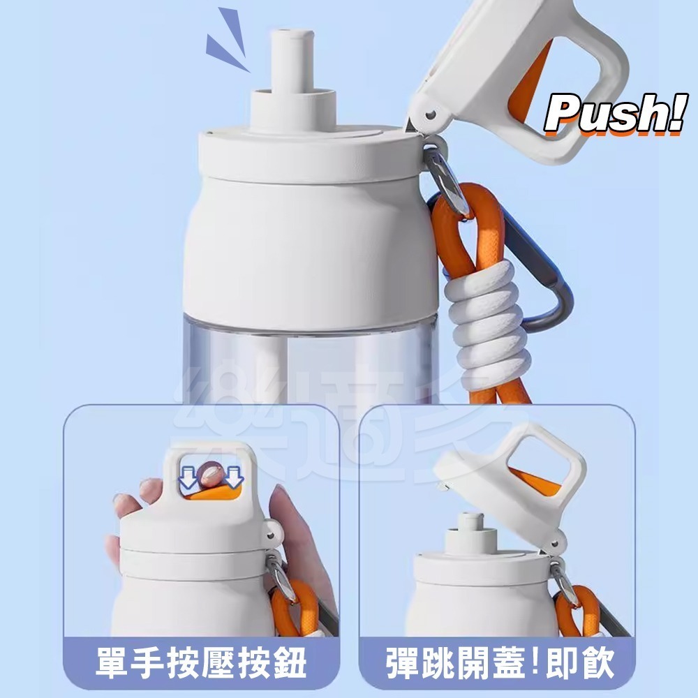 一鍵按壓彈跳開蓋Tritan水壺 CB700 Tritan水壺 運動水壺 彈跳開蓋 吸管水壺-細節圖8