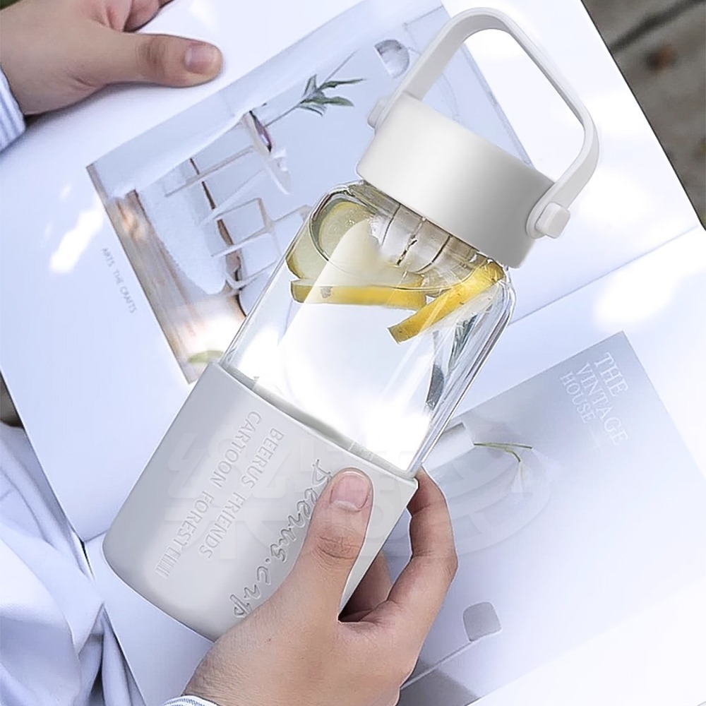 純色質感手提玻璃水壺 LPC001 玻璃杯 玻璃水杯 泡茶杯 泡茶玻璃杯 玻璃水壺-細節圖8