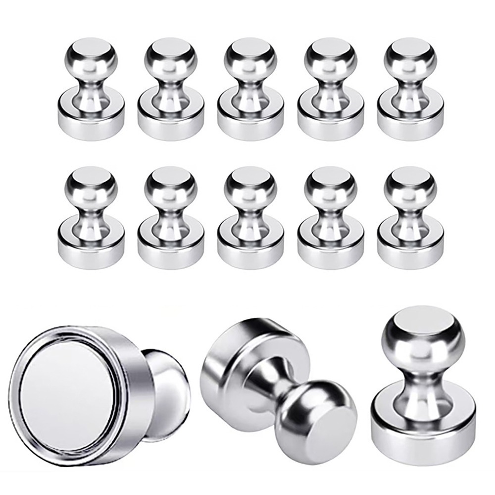 強力磁鐵圖釘10入/組 SIN9324 磁鐵圖釘 辦公用品 文具 磁鐵 圖釘-細節圖2