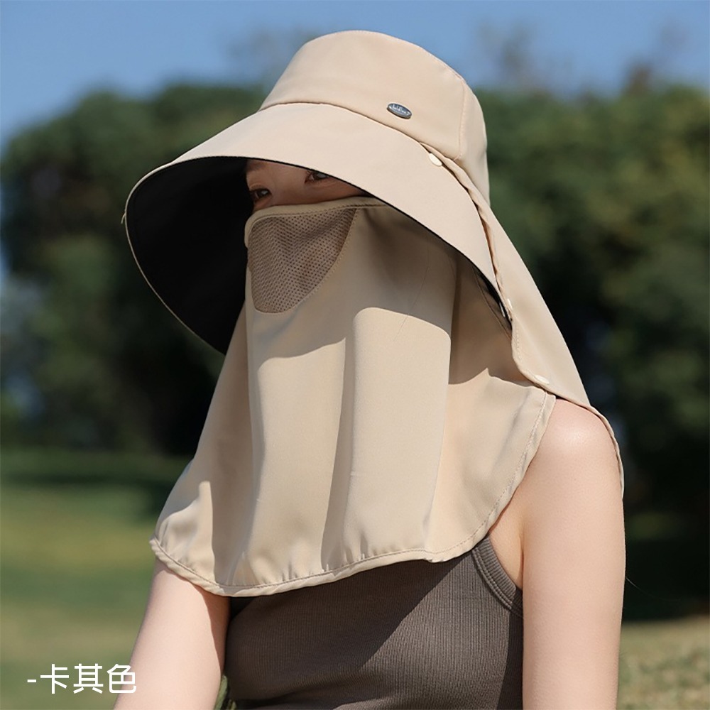 防曬面罩漁夫帽 SA650 漁夫帽 遮陽帽 防曬帽-細節圖5