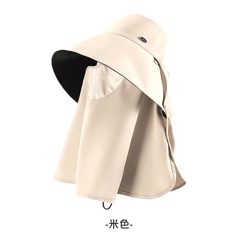 防曬面罩漁夫帽 SA650 漁夫帽 遮陽帽 防曬帽-規格圖11