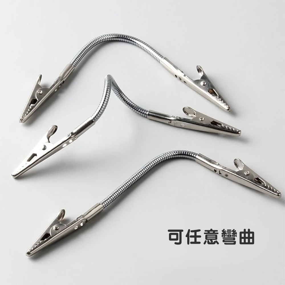 萬向雙頭鱷魚夾5入/組 SIN6269 蚊香夾 雙頭夾 夾子-細節圖7