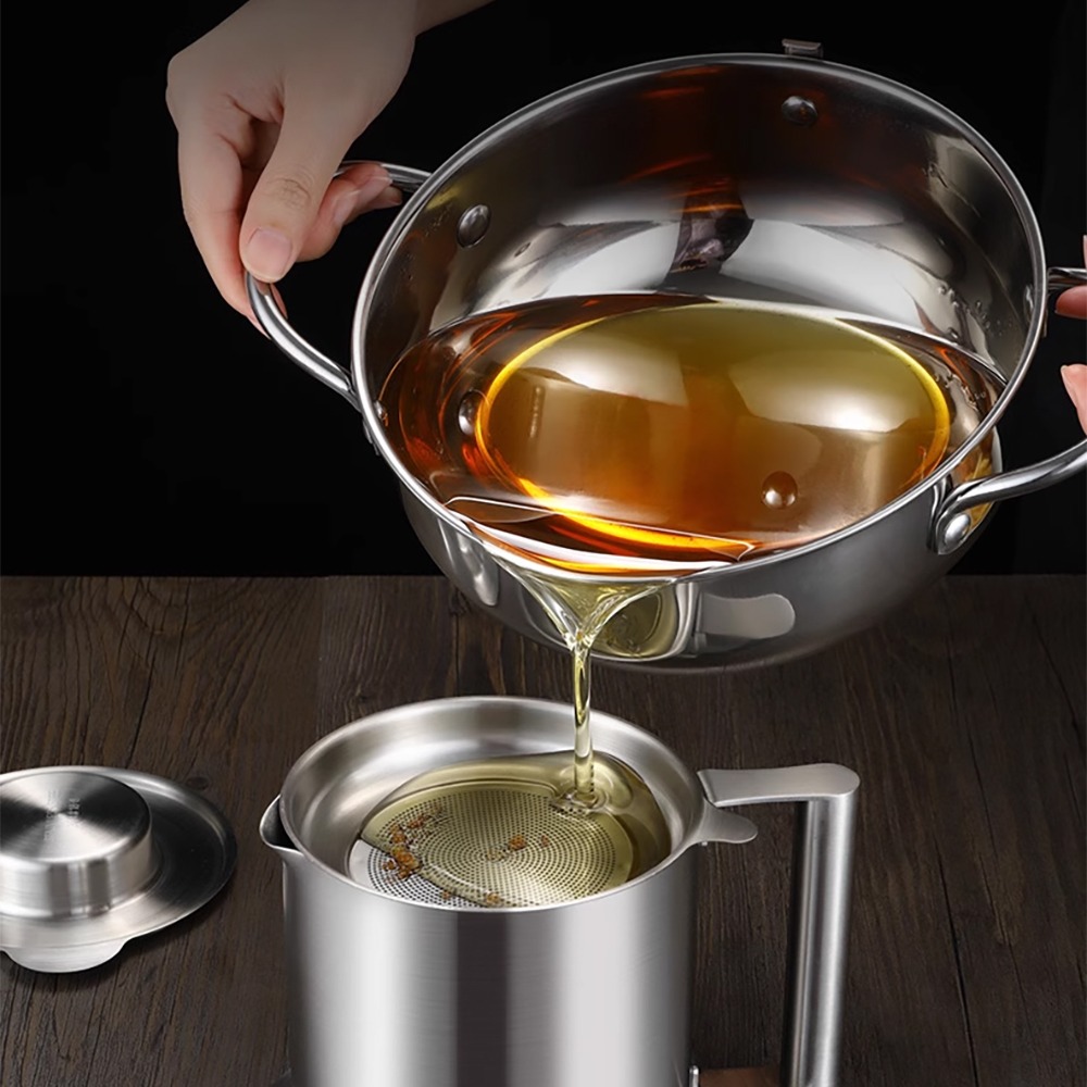 304不鏽鋼油炸鍋 IJ188 油炸鍋 鍋具 天婦羅油炸鍋-細節圖5