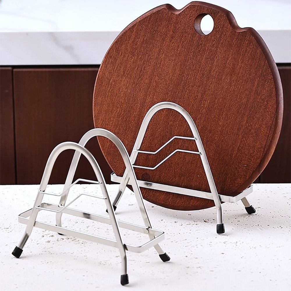 三角加厚不鏽鋼鍋蓋砧板架 8688 鍋蓋架 砧板架-細節圖11