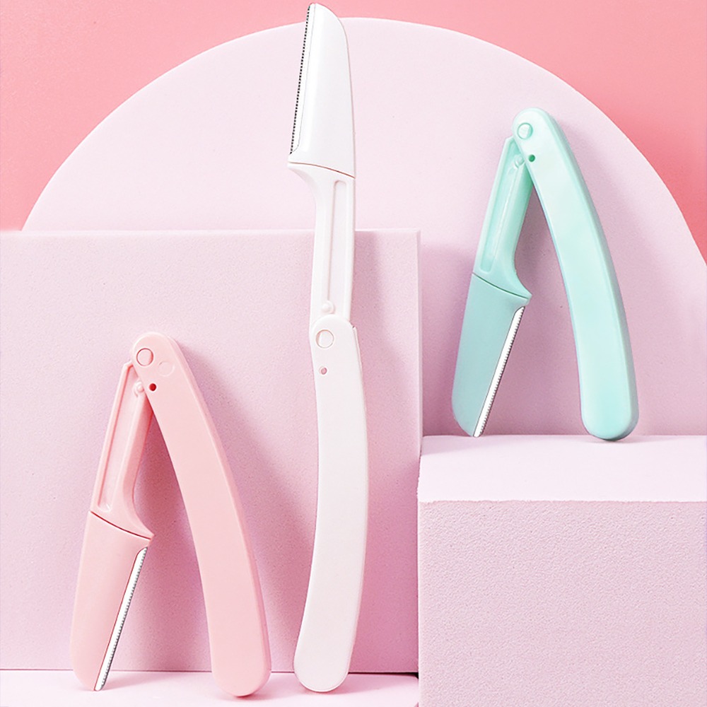 安全折疊修眉刀三入組【顏色隨機】SIN6938 修眉刀 折疊修眉刀-細節圖10