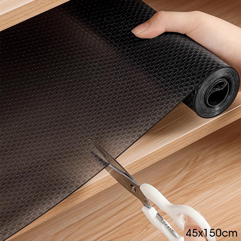 黑色防滑防潮抽屜櫥櫃墊 SIN6240 隔髒墊 防滑墊 櫥櫃墊 抽屜墊 廚房墊 桌墊 餐墊-細節圖9