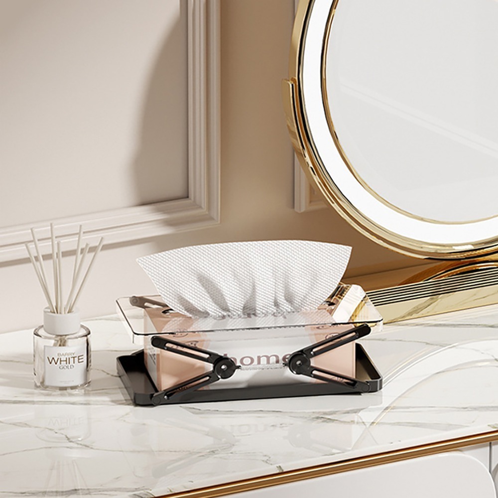 彈簧面紙收納盒 WF25715 面紙盒 紙巾盒 升降面紙盒 升降式面紙盒 下沉式面紙盒-細節圖6