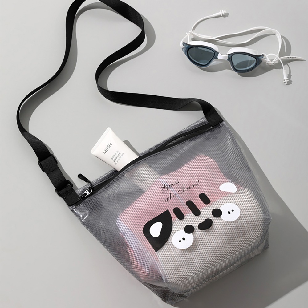 萌趣游泳包 MH25716 沙灘包 游泳包 防水包 斜肩包 斜背包-細節圖8