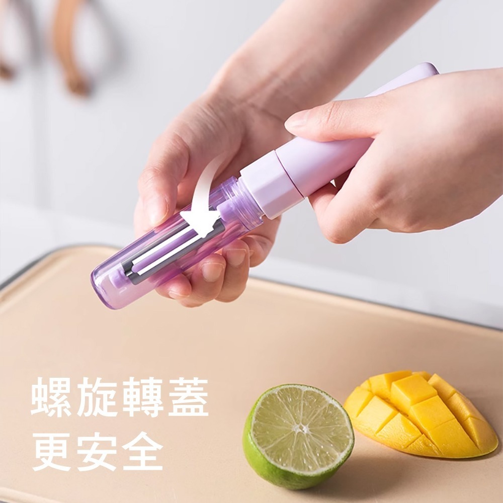 削皮刀水果刀二合一 WZ0026 水果刀 削皮刀 刀具 露營刀具-細節圖9