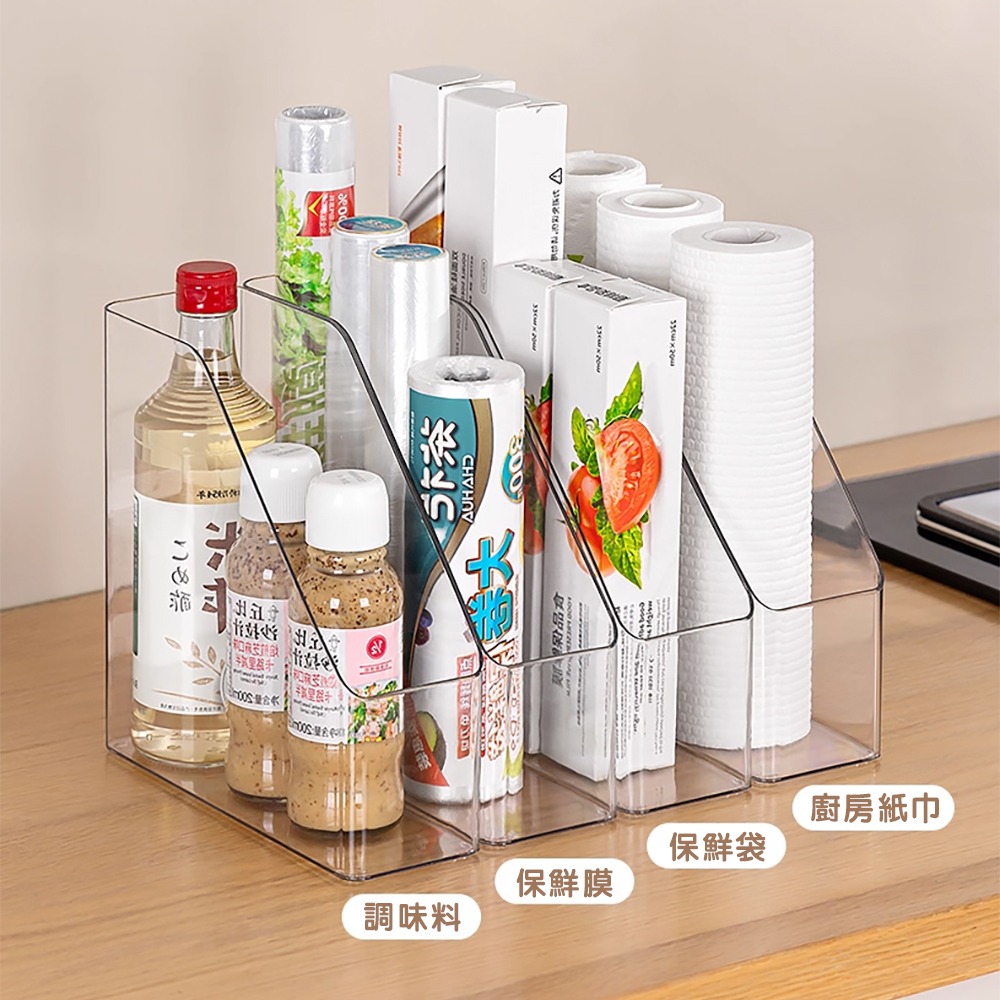 保鮮膜收納盒 EJ3266 文件盒 斜口收納盒 桌面收納盒 收納 收納盒-細節圖10