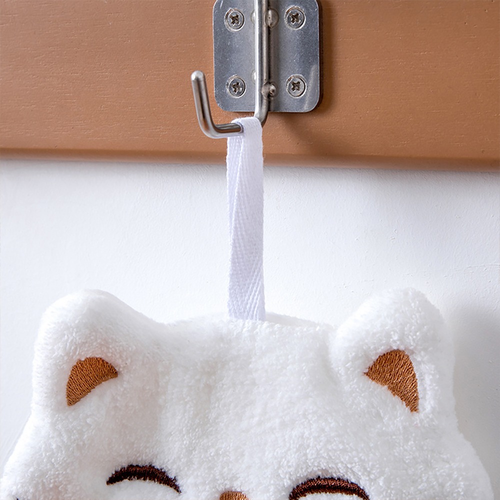 招財貓擦手巾【款式隨機】SIN2562 擦手巾 珊瑚絨擦手巾 廚房擦手巾 浴室擦手巾 抹布-細節圖6