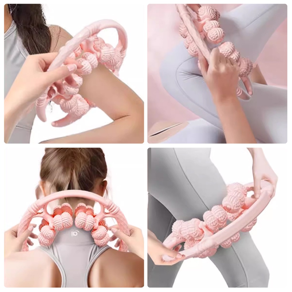 32輪腿部環形按摩器【顏色隨機】SIN8676 按摩器 腿部按摩器 筋膜按摩 按摩滾輪-細節圖8