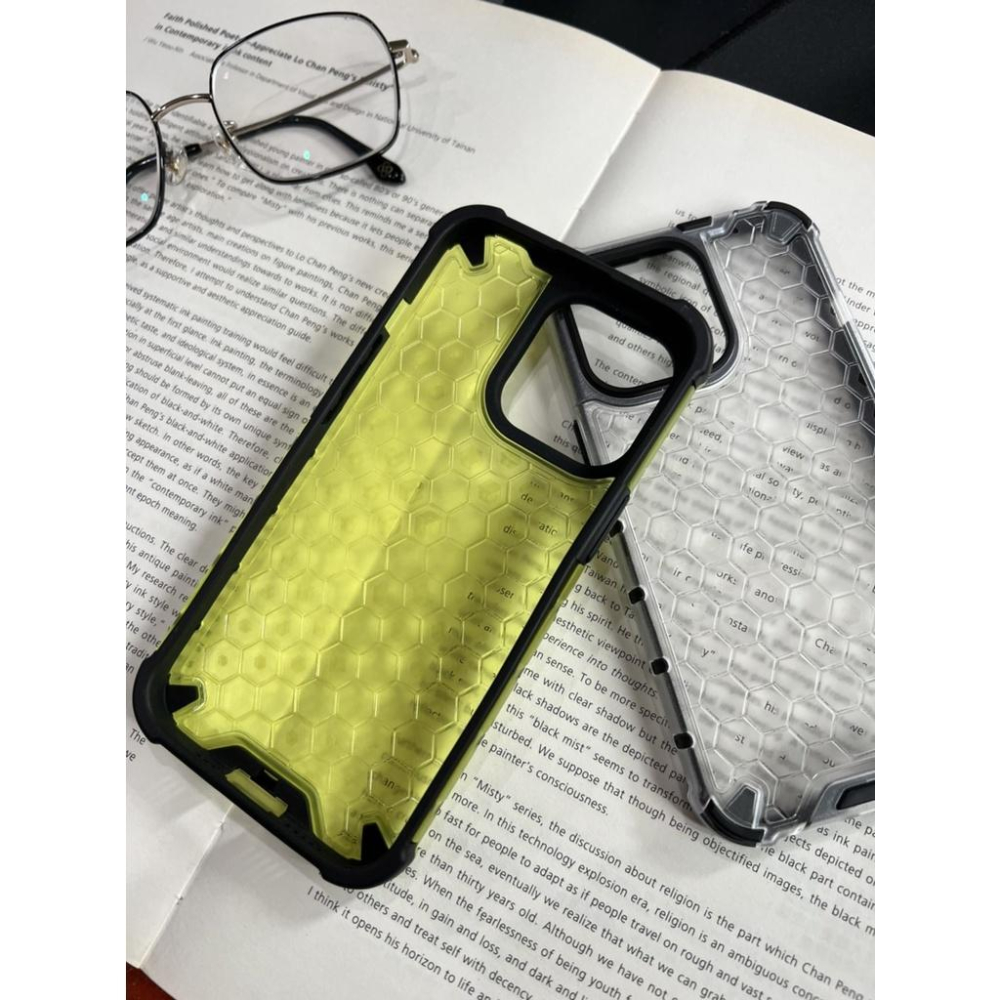 VIVO V25 V25 pro Y02S Y16 二合一 雙料 蜂巢造型 風潮保護殼 手機殼 防摔殼-細節圖5