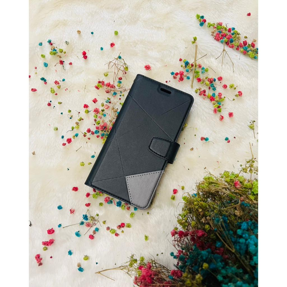 Vivo V25 V25Pro  菱格壓紋拼接卡片站立磁扣手機皮套保護殼-細節圖5