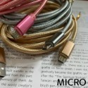 IPhone micro typec USB 合金尼龍數據線 高速傳輸線 充電線 支援2.4A 快充線 裸線特惠 1M-規格圖7