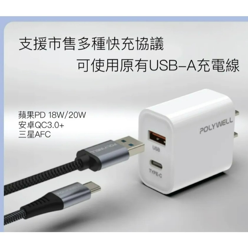 PD雙孔快充頭 20W Type-C充電頭 充電器 豆腐頭 適用於蘋果iPhone-細節圖5