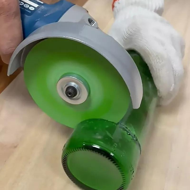 玻璃切割 玻璃專用切割片 切割片 瓷磚 玉 水晶 酒瓶 拋光 超薄鋸片 不碎邊神器 切割 鋸片 砂輪機 切片【森森五金】-細節圖5