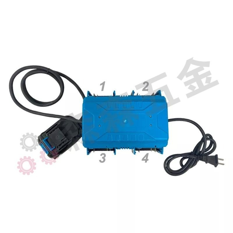 充電器 牧田款 四插槽充電器 電動工具鋰電池充電器 鋰電池充電座 充電座 充電器 無刷 鋰電池【森森五金】-細節圖2