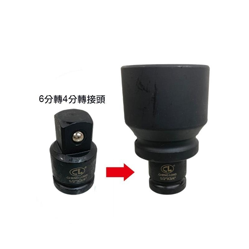 氣動套筒 4分 6分套筒 四分 六分套筒 套筒 六角套筒 拆裝機車離合器 拆洗衣機工具 38螺母【森森五金】-細節圖5
