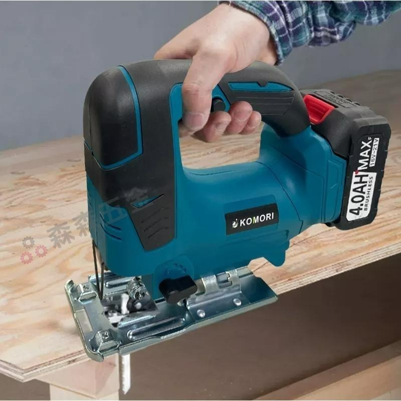 牧田18v 通用款 曲線機 線鋸機 鋰離子無繩功率 直鋸機 角度可調 切木板 切曲線 往復鋸【森森五金】-細節圖6