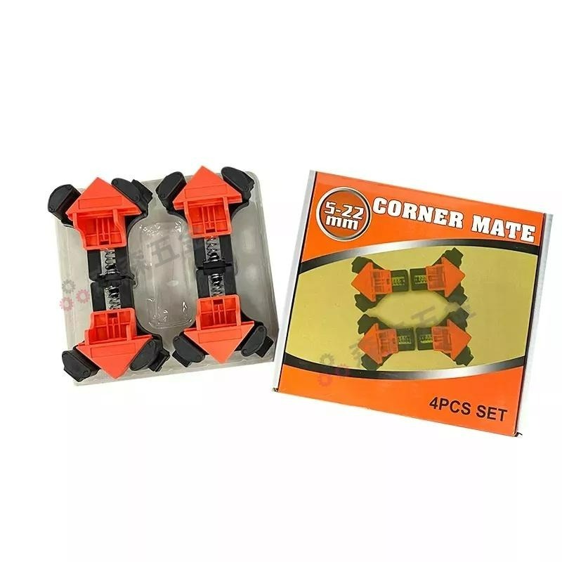 直角夾 木工直角夾 90度夾具 木工夾具 直角夾具 90度 相框 4角 固定 單手 彈簧固定 固定夾【森森五金】-細節圖9