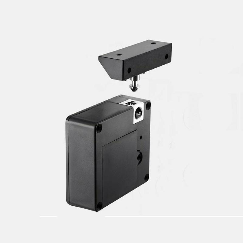 免開孔隱形櫃鎖 抽屜鎖 保險鎖 單雙開櫃門衣櫃隱形鎖 文件櫃隱形鎖 無痕防盜鎖【森森五金 品質保證】-細節圖2